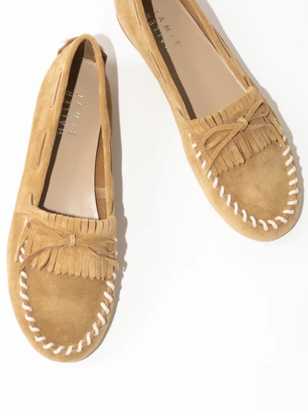 JAMIE HALLER The Camp Loafer in Ambra - 37 (6.5/7 US)